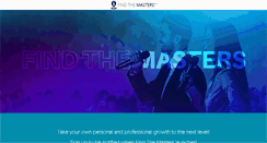 Desktop Screenshot of findthemasters.com