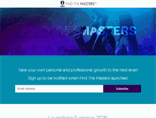 Tablet Screenshot of findthemasters.com
